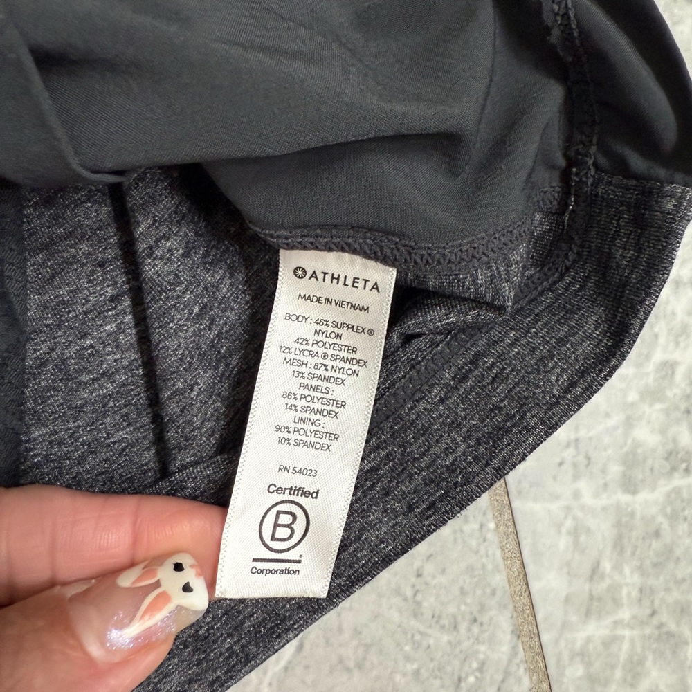 Athleta Gray Excursion Stretch Skort Drawstring W… - image 7